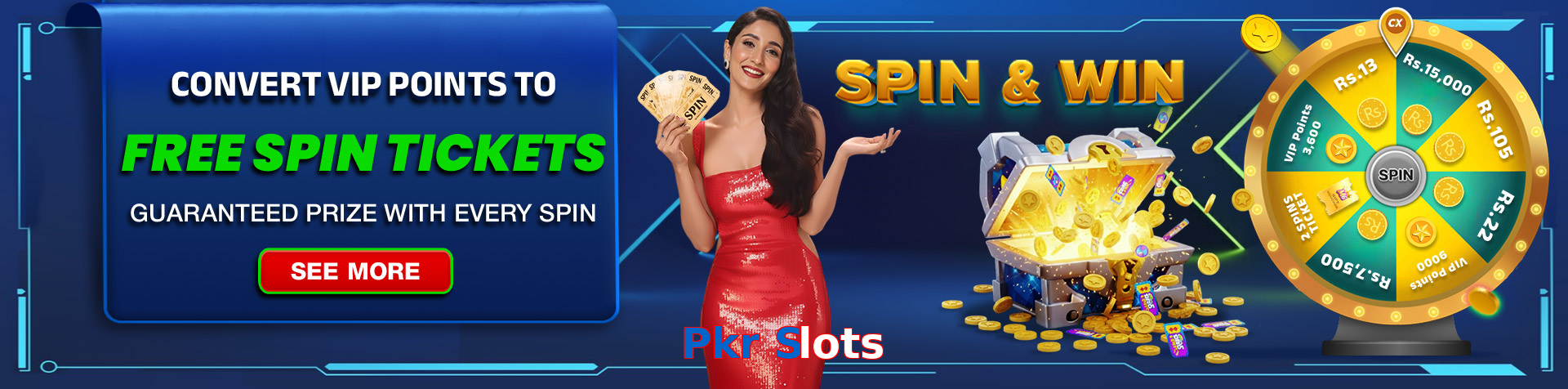 Main screen of Pkr Slots pk page for PK players